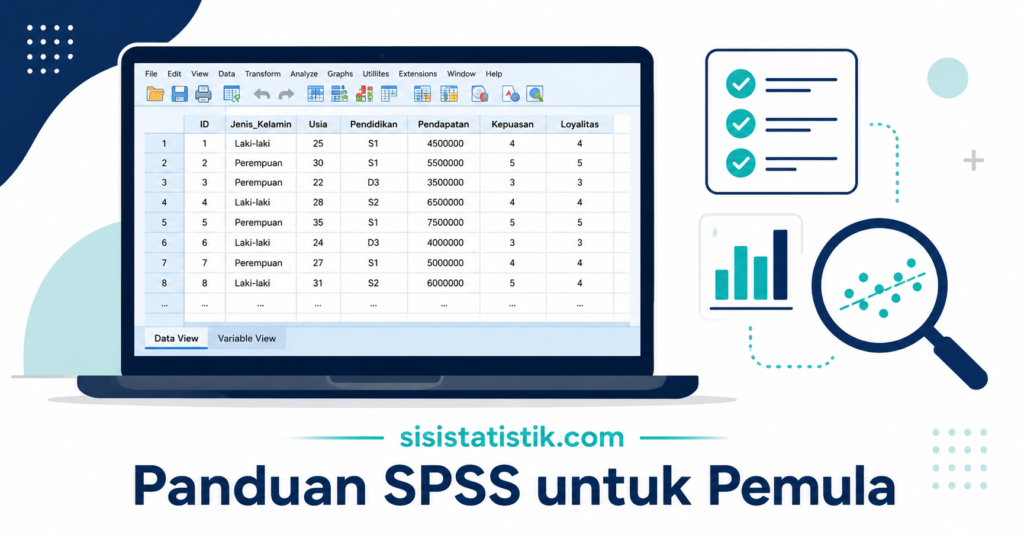 cara menggunakan SPSS untuk pemula - panduan lengkap Sisi Statistik